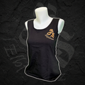 Girly Top "Sommer, Sonne, Suff" Rückendruck - Schwarz