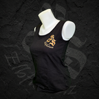Girly Top "Sommer, Sonne, Suff" Rückendruck - Schwarz