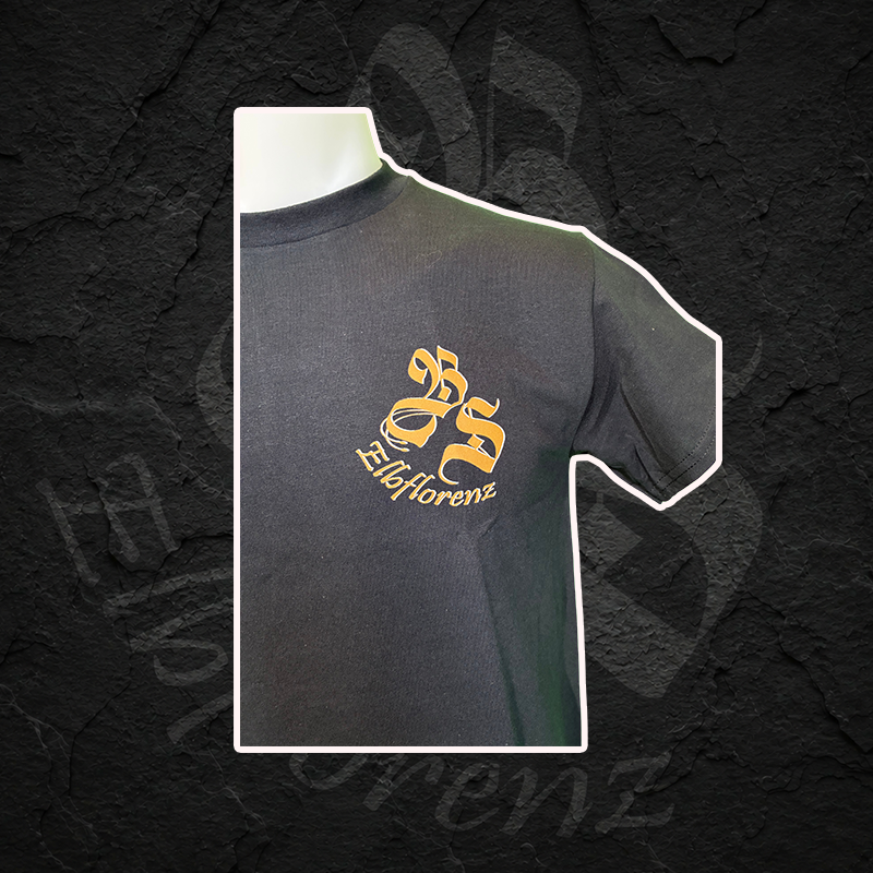 T-Shirt "Sommer, Sonne, Suff" Rückendruck - Schwarz