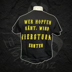 T-Shirt "Im Saufen gut" Rückendruck - Männer - Schwarz