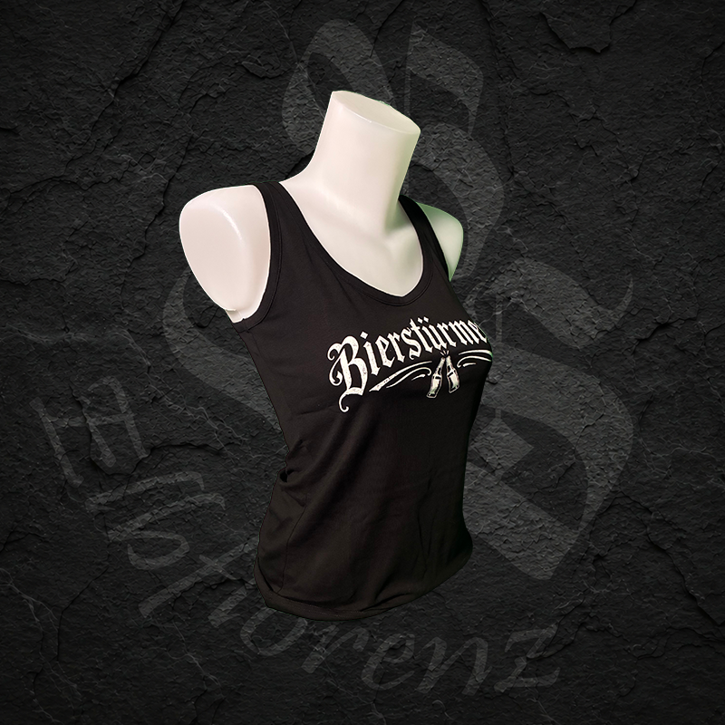 Top "Bierstürmerin" - Girly - Schwarz