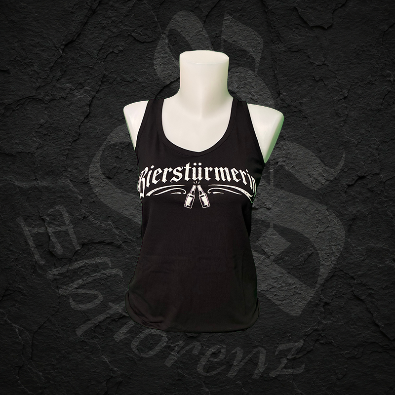 Top "Bierstürmerin" - Girly - Schwarz