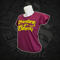T-Shirt "Biersturm Elbflorenz" Rückendruck - Girly - Weinrot