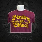 T-Shirt "Biersturm Elbflorenz" Rückendruck - Männer - Weinrot