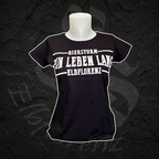 T-Shirt "Ein Leben lang" - Girly - Schwarz