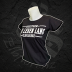 T-Shirt "Ein Leben lang" - Girly - Schwarz