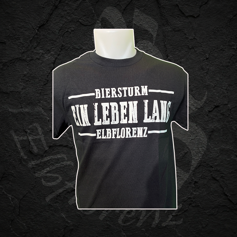 T-Shirt "Ein Leben lang" - Männer - Schwarz