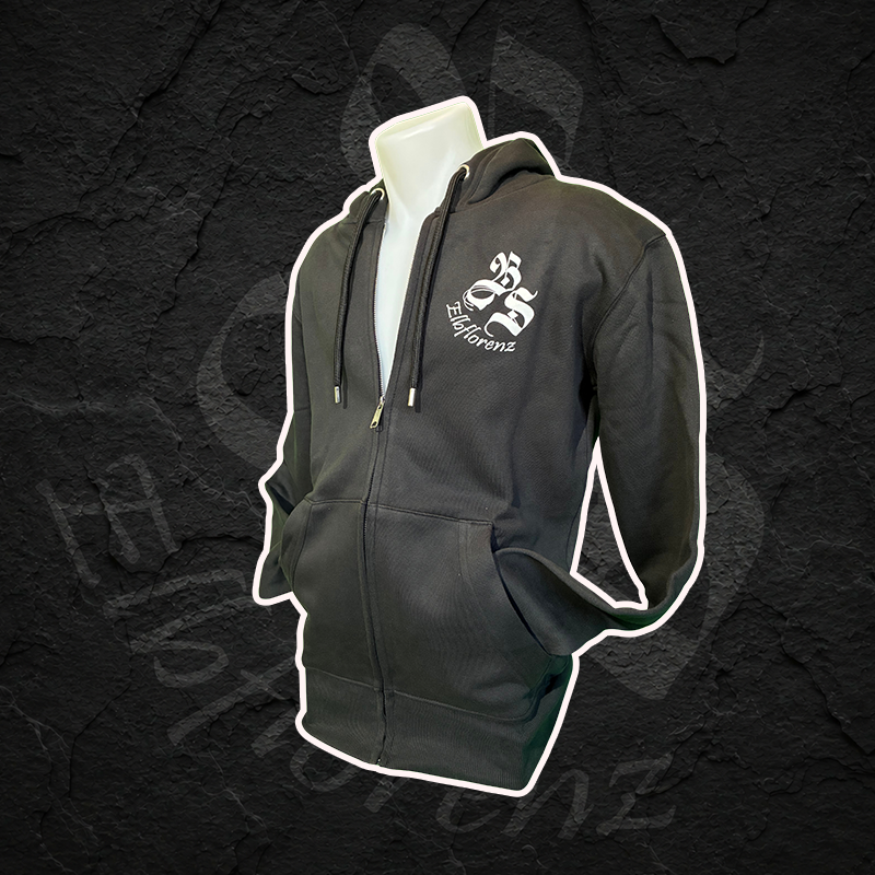 Zipper Jacke "Biersturm" - Schwarz